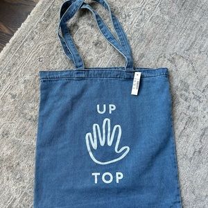 Madewell Denim Tote Bag NWT